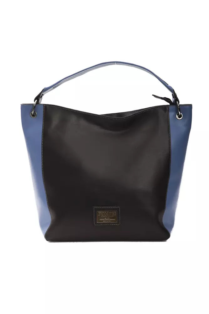 Black Leather Women Shoulder Bag - ventzia