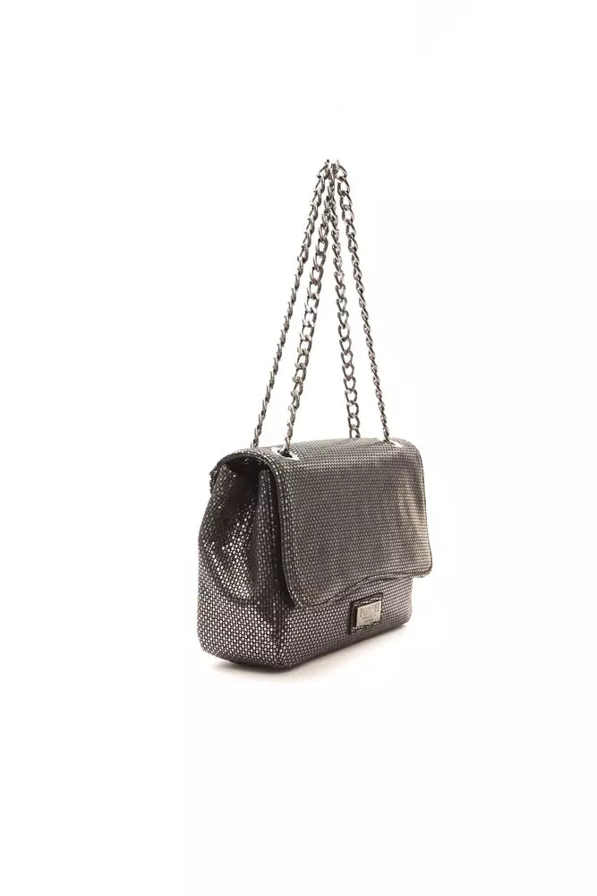 Gray Leather Women Crossbody - ventzia