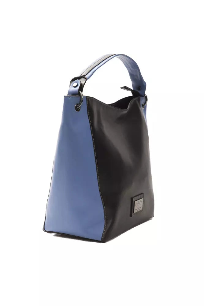 Black Leather Women Shoulder Bag - ventzia
