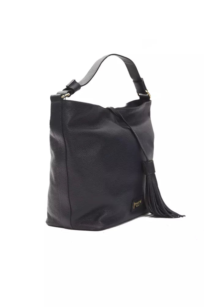 Gray Leather Women Shoulder Bag - ventzia