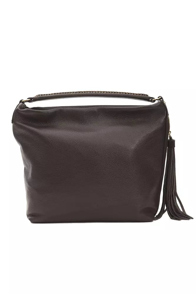 Brown Leather Women Shoulder Bag - ventzia
