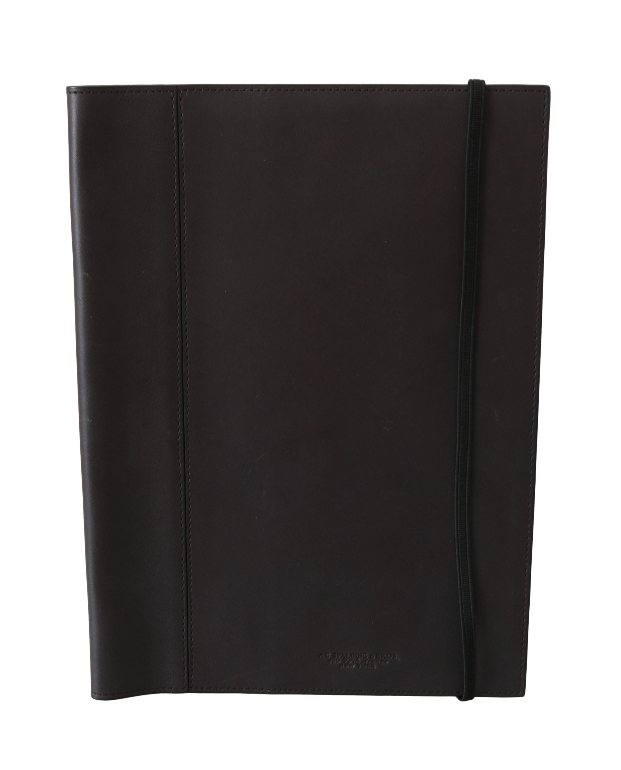 Black Leather Bifold Travel Holder Logo Wallet - ventzia