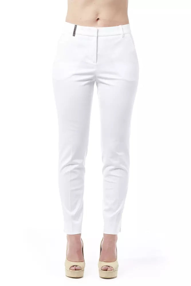 Chic High Waist Cigarette Leg Trousers - ventzia