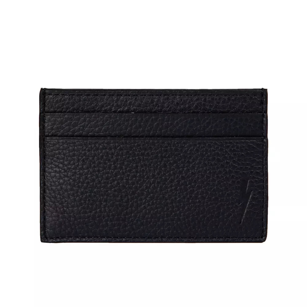 Black Leather Men Wallet - ventzia