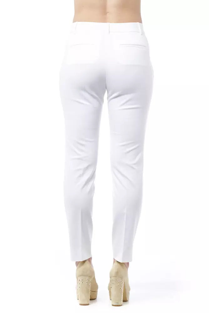Chic High Waist Cigarette Leg Trousers - ventzia