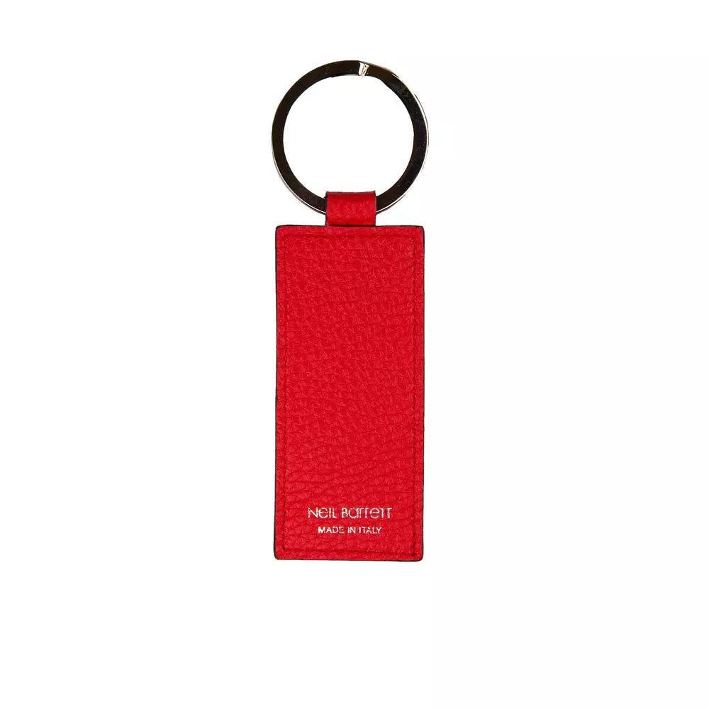 Red Leather Men Keychain - ventzia