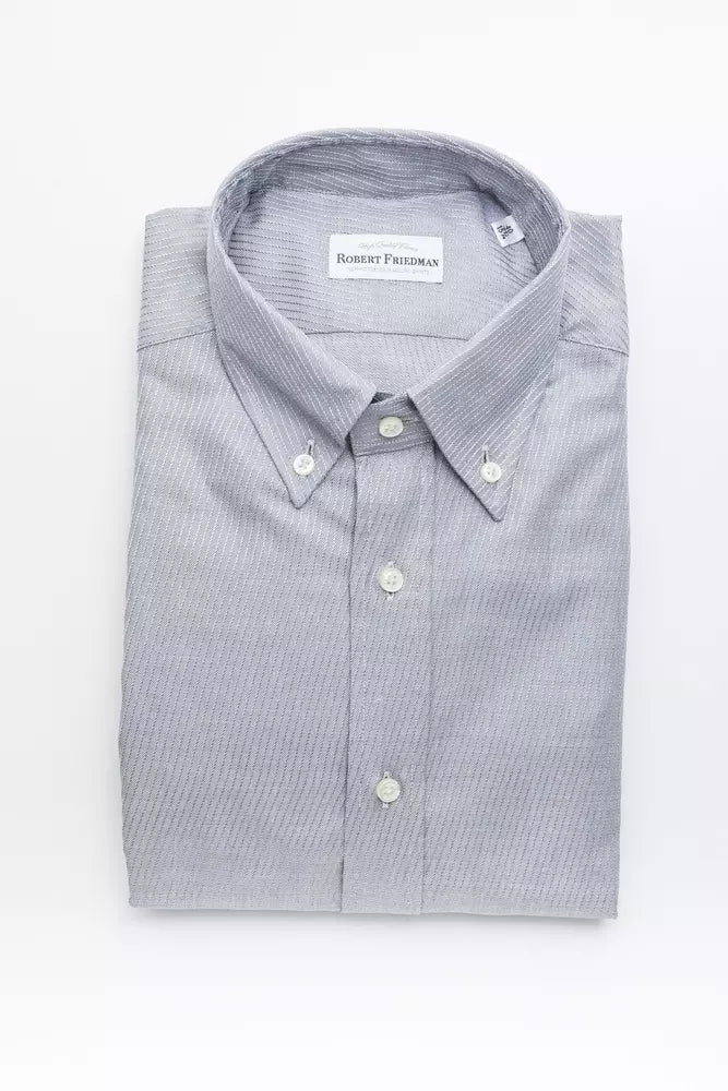 Beige Cotton Men Shirt - ventzia