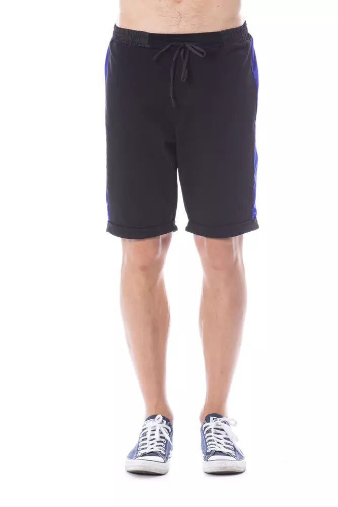 Black Cotton Men Short - ventzia