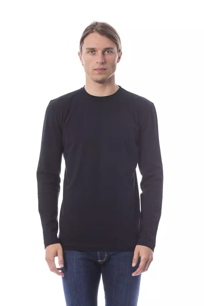 Black Cotton Men T-Shirt - ventzia