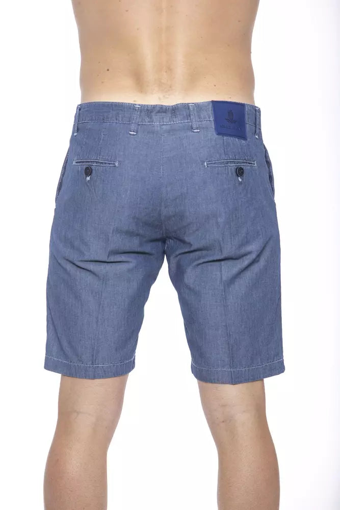 Chic Nautical Blue Bermuda Shorts - ventzia