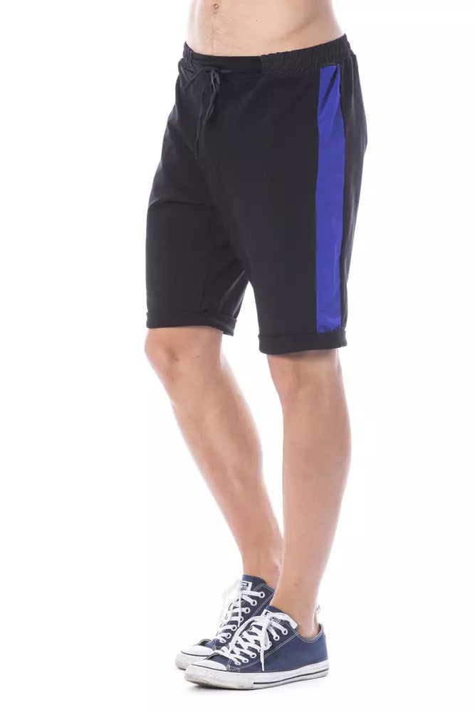 Black Cotton Men Short - ventzia
