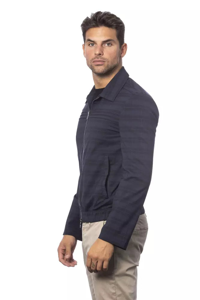 Elegant Wool Blend Bomber Jacket - ventzia