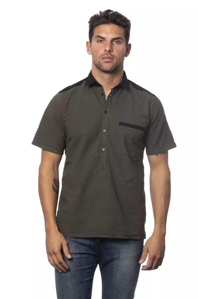 Army Cotton Men Shirt - ventzia
