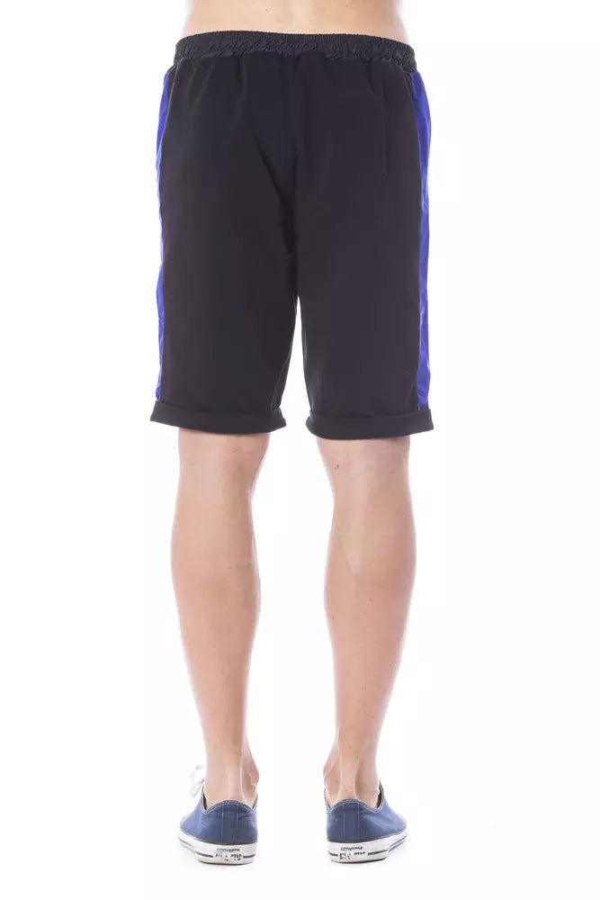 Black Cotton Men Short - ventzia