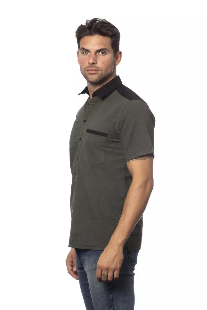 Army Cotton Men Shirt - ventzia