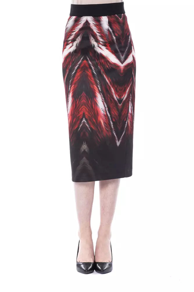 Multicolor Polyester Women's Skirt - ventzia