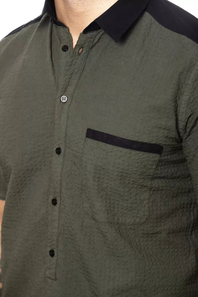 Army Cotton Men Shirt - ventzia