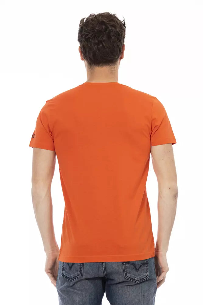 Red Cotton Men T-Shirt - ventzia