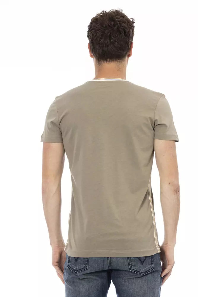 Green Cotton Men T-Shirt - ventzia