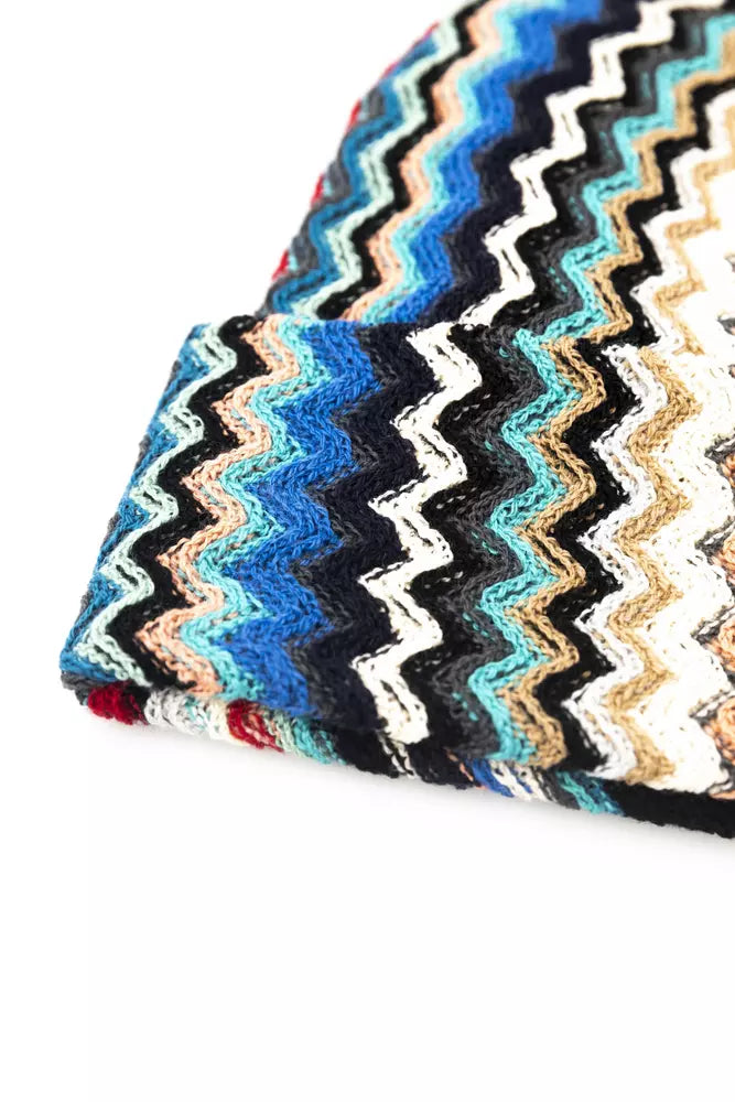 Multicolor Wool Men Cap - ventzia