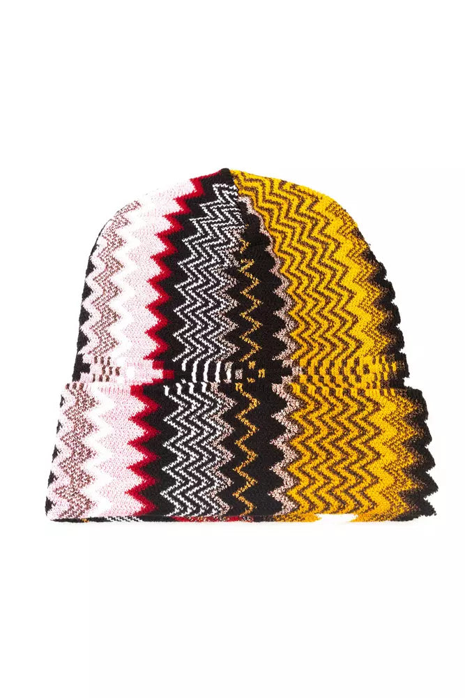 Multicolor Wool Women Hat - ventzia
