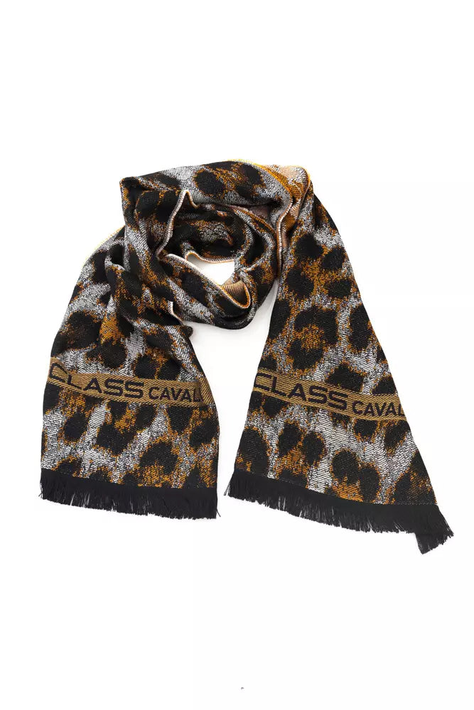Brown Wool Men Scarf - ventzia
