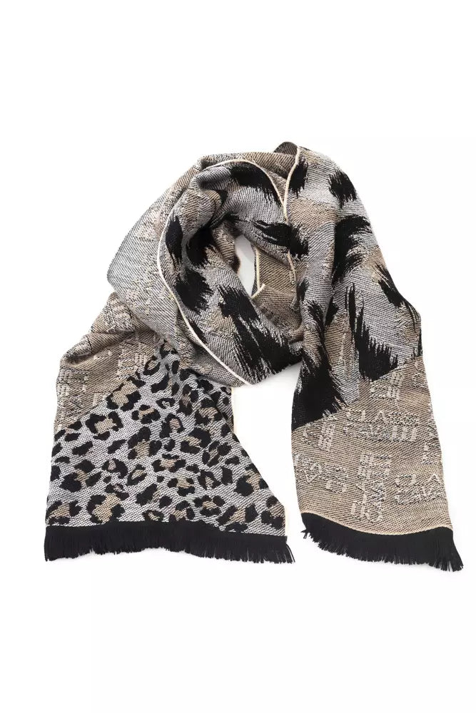 Beige Wool Men Scarf - ventzia