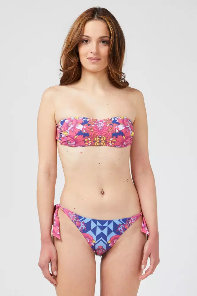 Fuchsia Polyester Women Bikini - ventzia