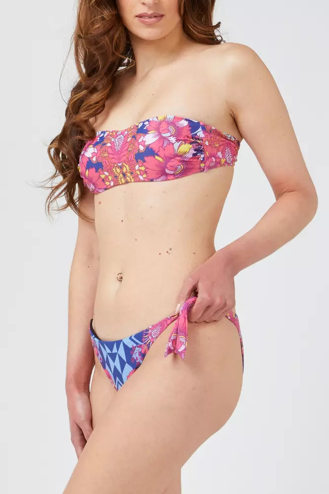 Fuchsia Polyester Women Bikini - ventzia
