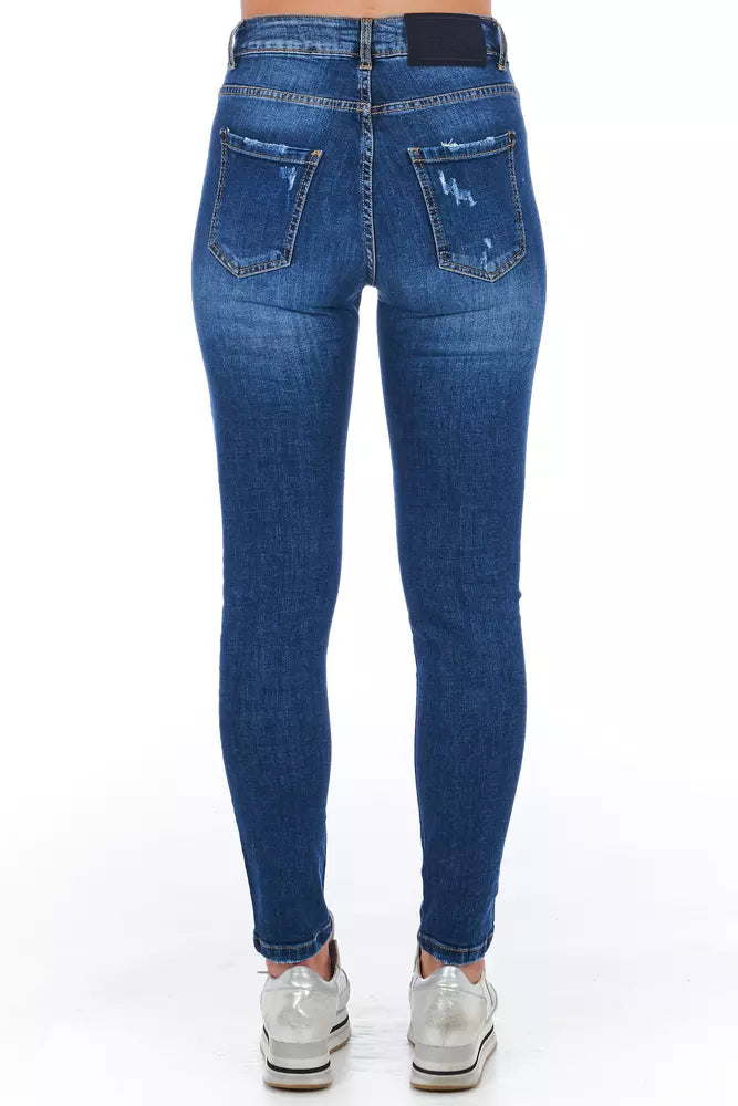 Blue Denim Women Jeans - ventzia