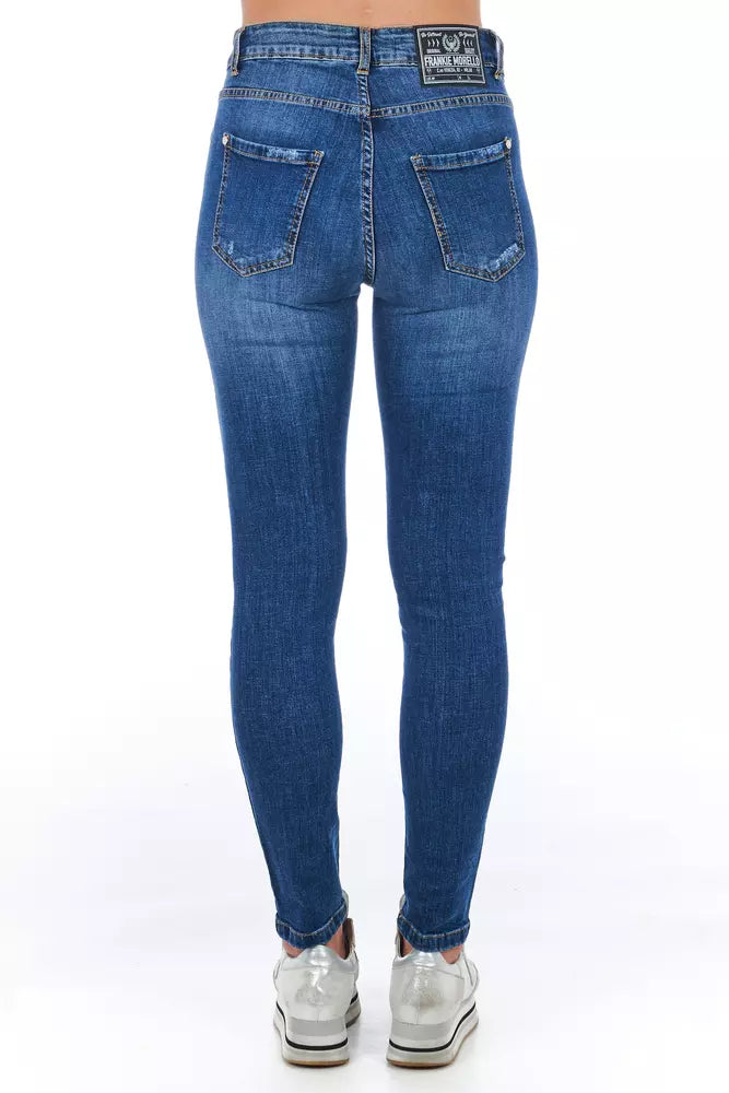 Blue Denim Women's Jeans - ventzia