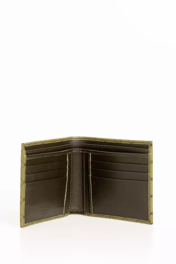 Green Leather Men Wallet - ventzia