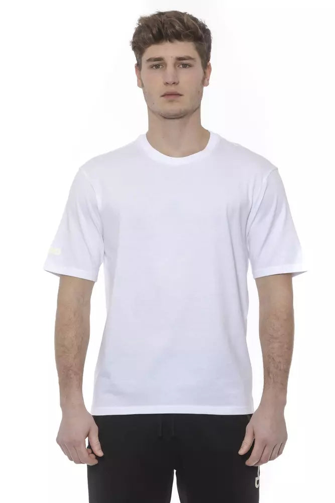 White Cotton Men's Oversized T-Shirt - ventzia