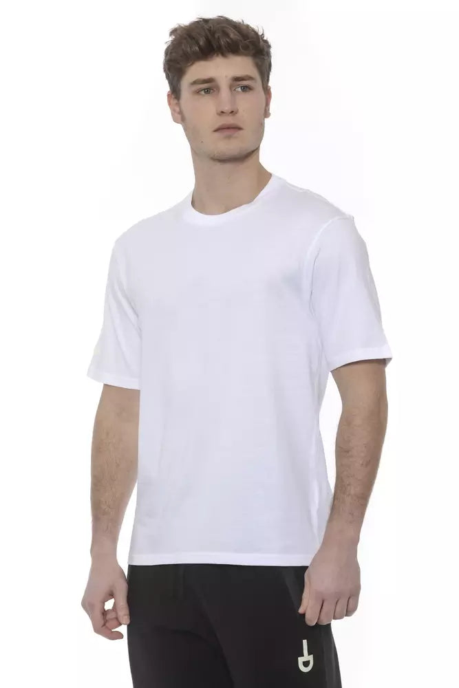 White Cotton Men's Oversized T-Shirt - ventzia