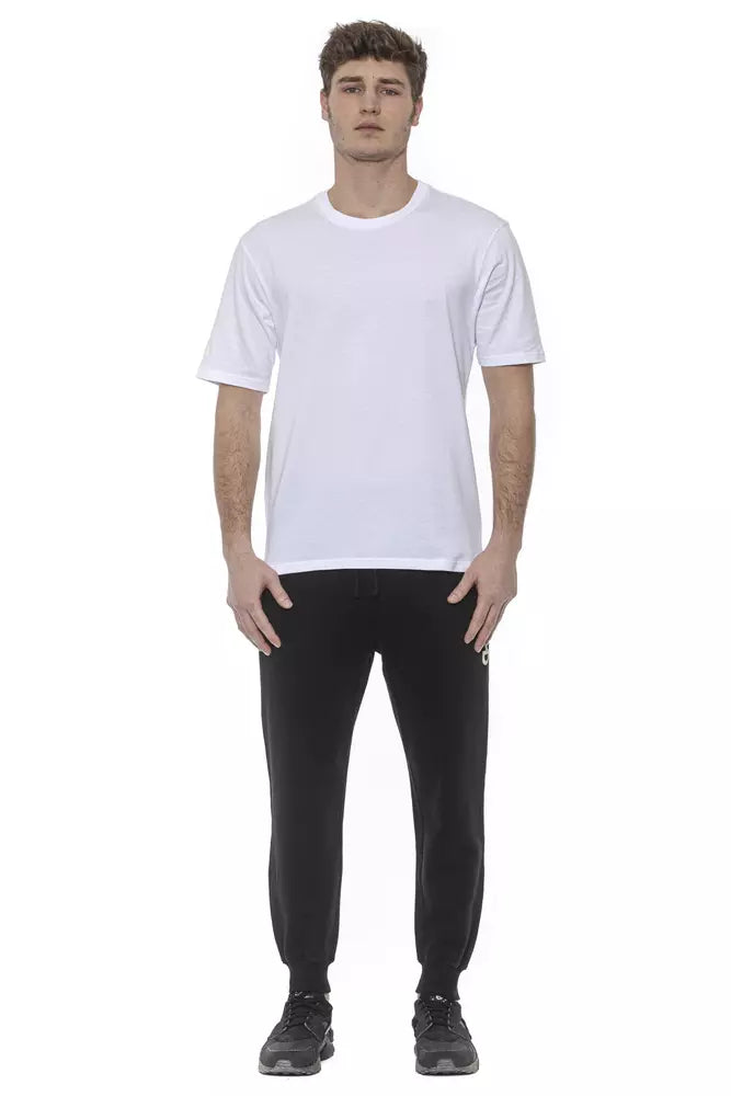 White Cotton Men's Oversized T-Shirt - ventzia