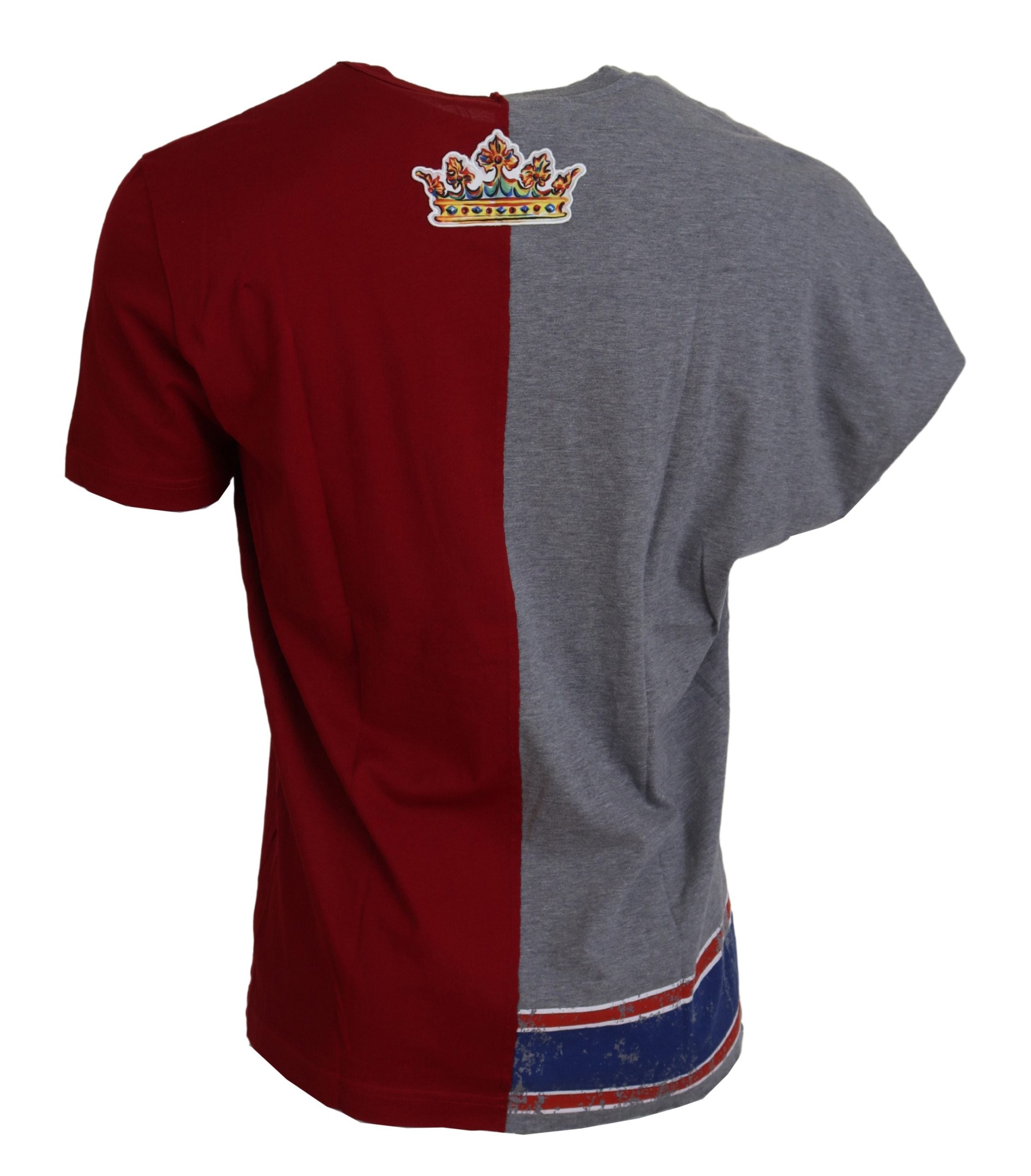 Red Gray Two Model DG Angel Crewneck T-shirt - ventzia