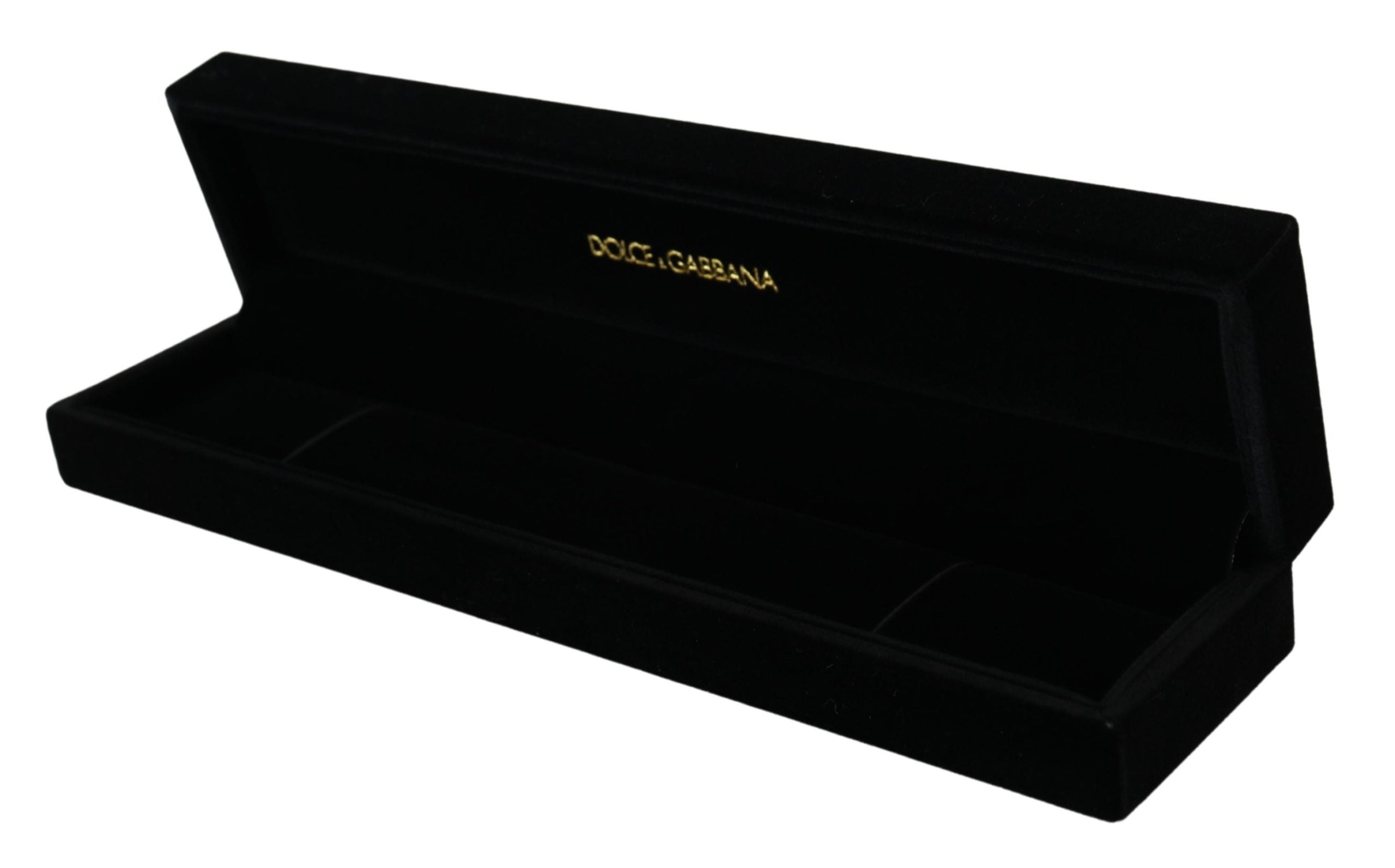 Black Velvet Logo Plaque Storage Bracelet Jewelry Box - ventzia