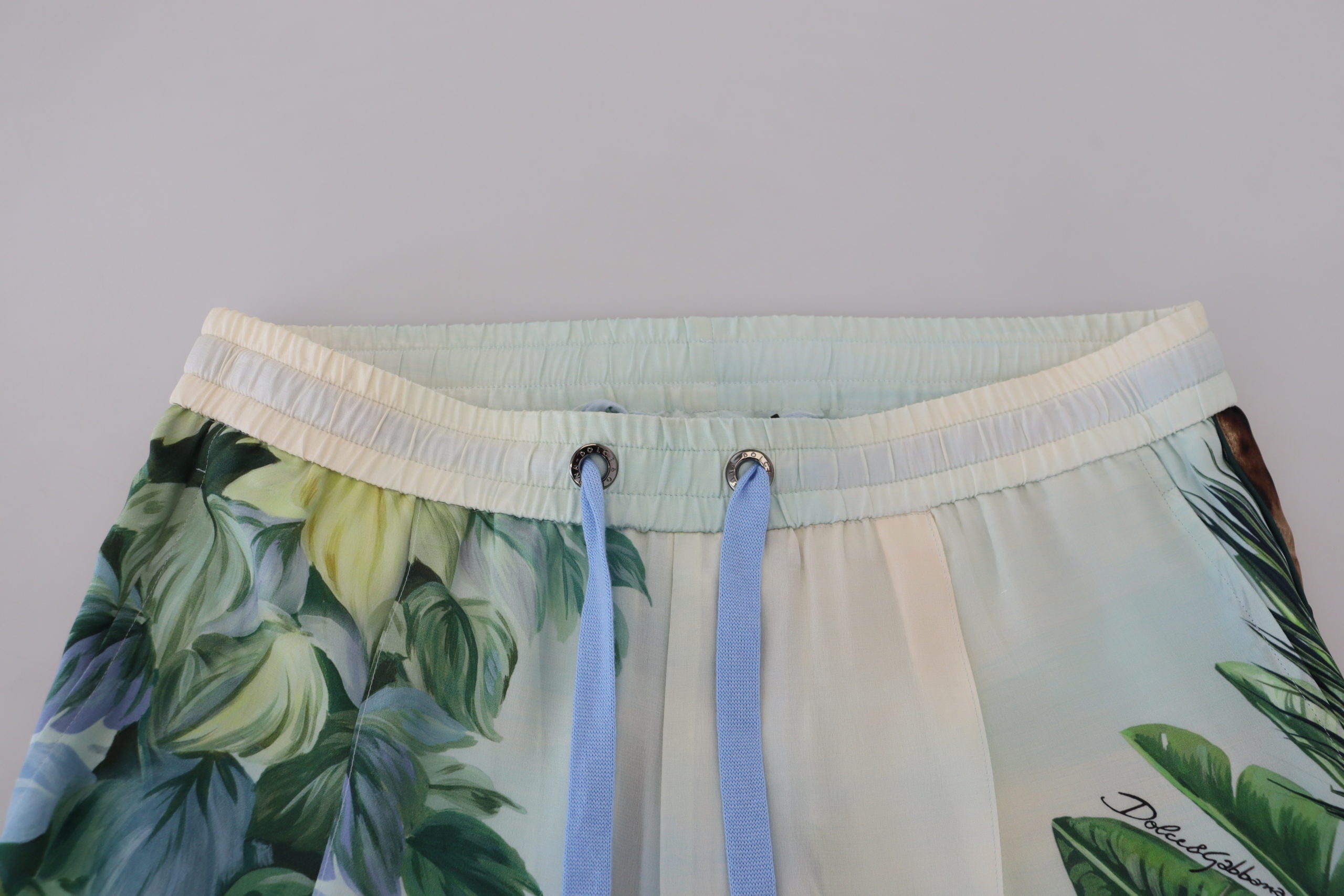 White Floral Printed Men Jogger Pants - ventzia