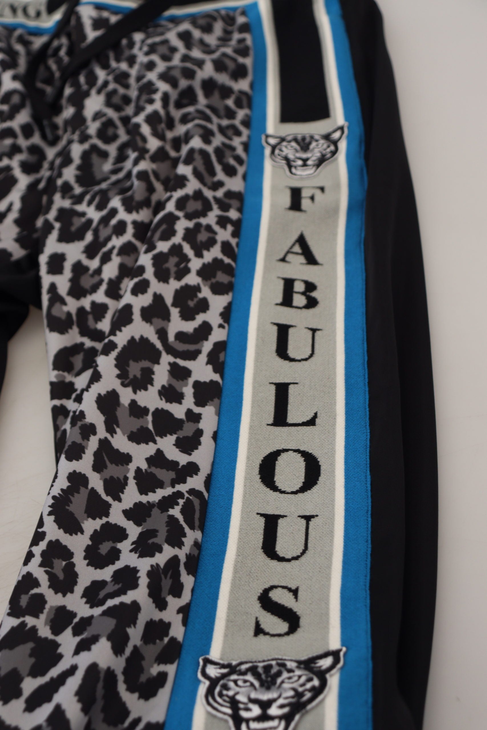 Multicolor DG King Leopard Print Jogger Pants - ventzia