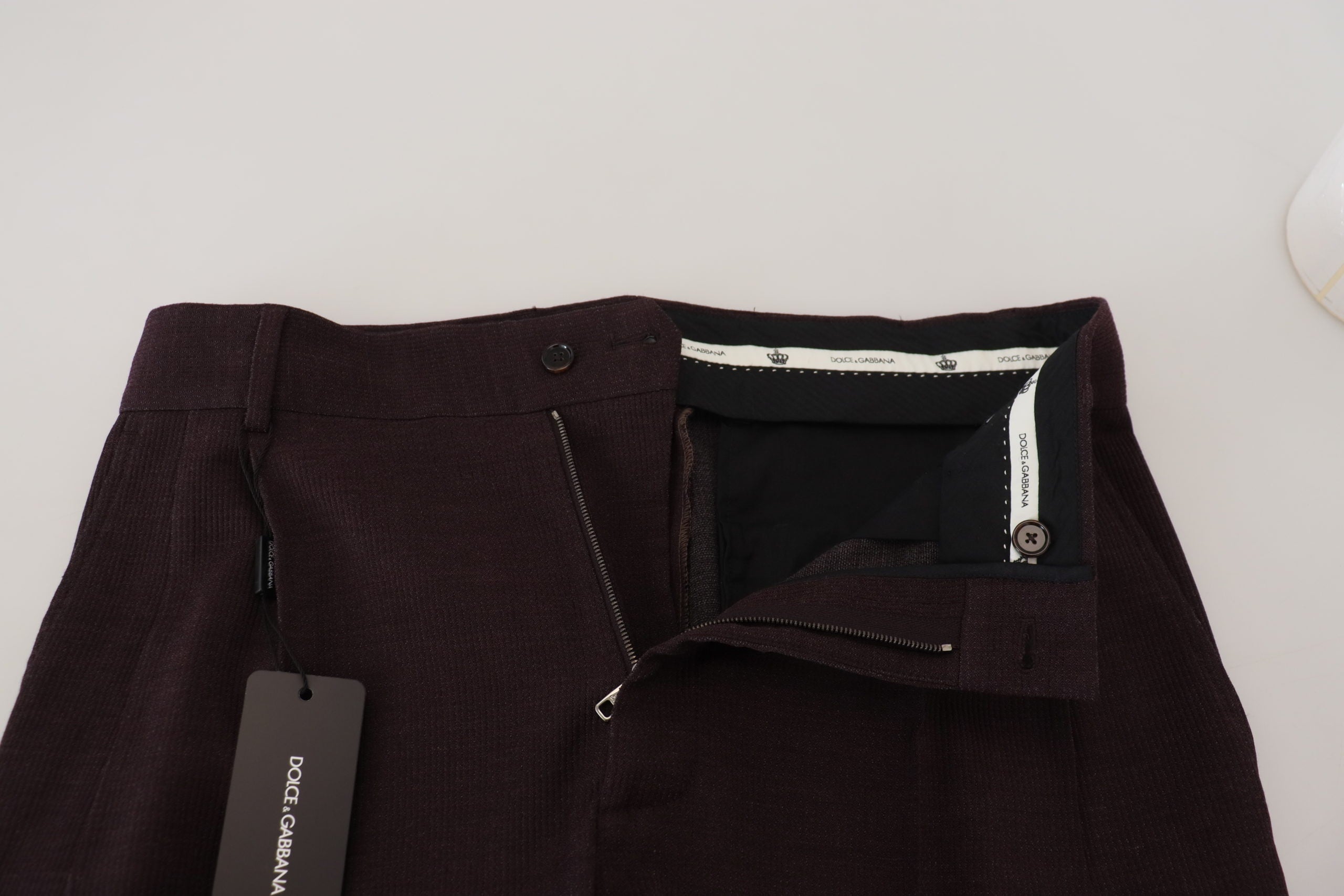Brown Cotton Chino Men Pants - ventzia