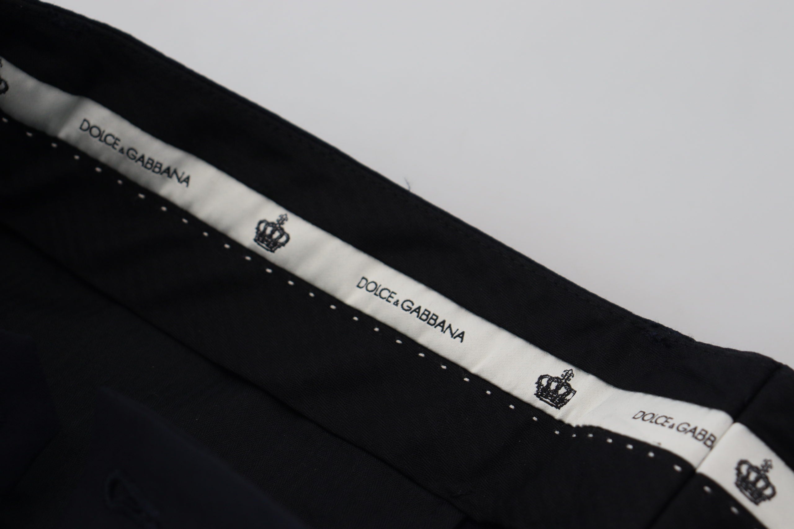 Black Wool Slim Formal Pants - ventzia