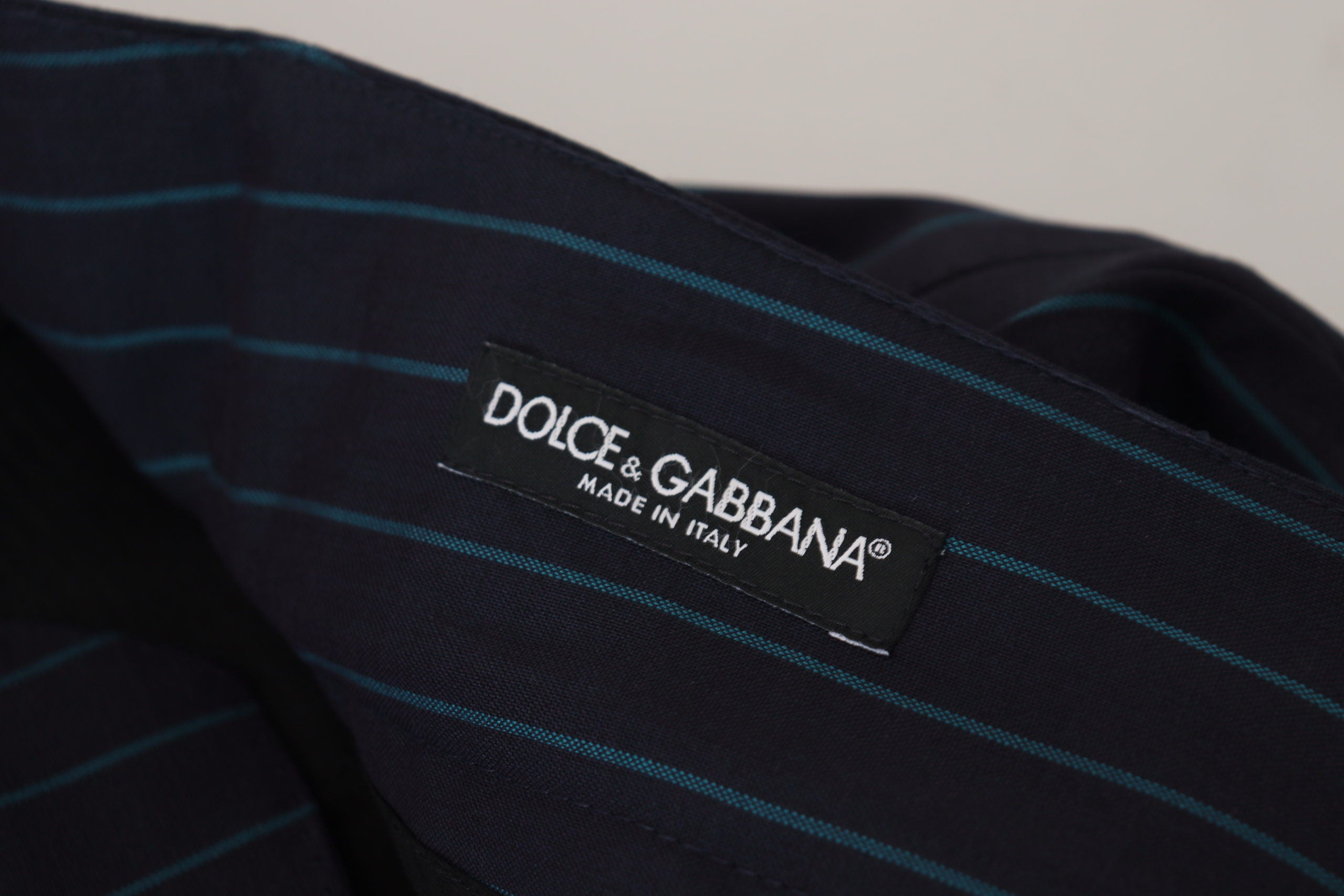 Blue Striped Men Formal Pants - ventzia