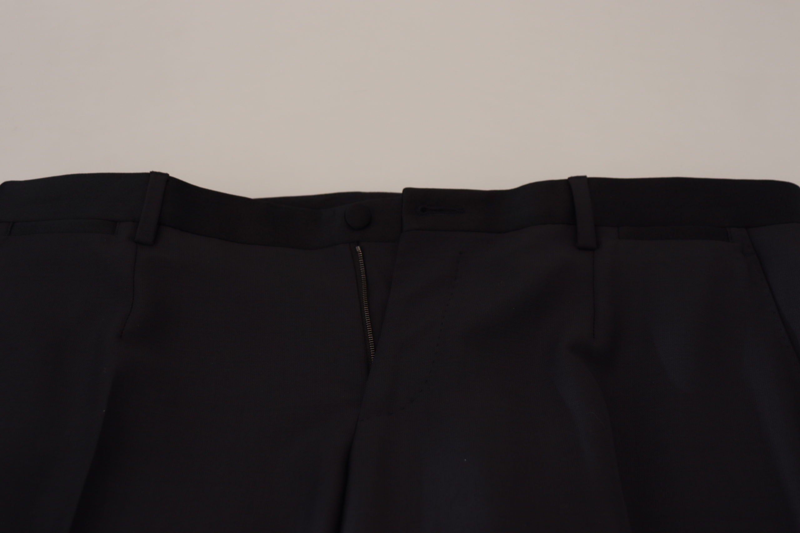 Black Wool Men Formal Pants - ventzia