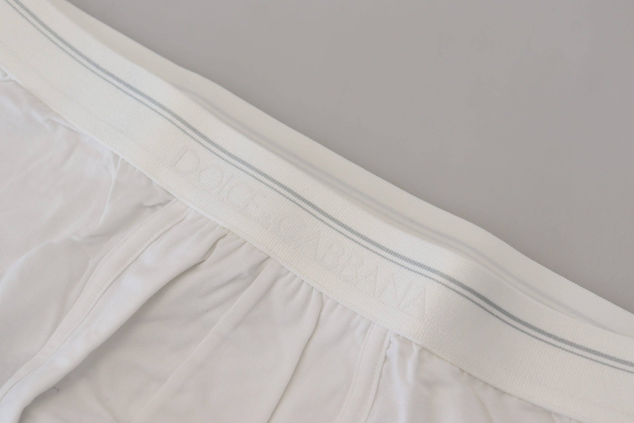 White Cotton Blend Regular Boxer Underwear - ventzia