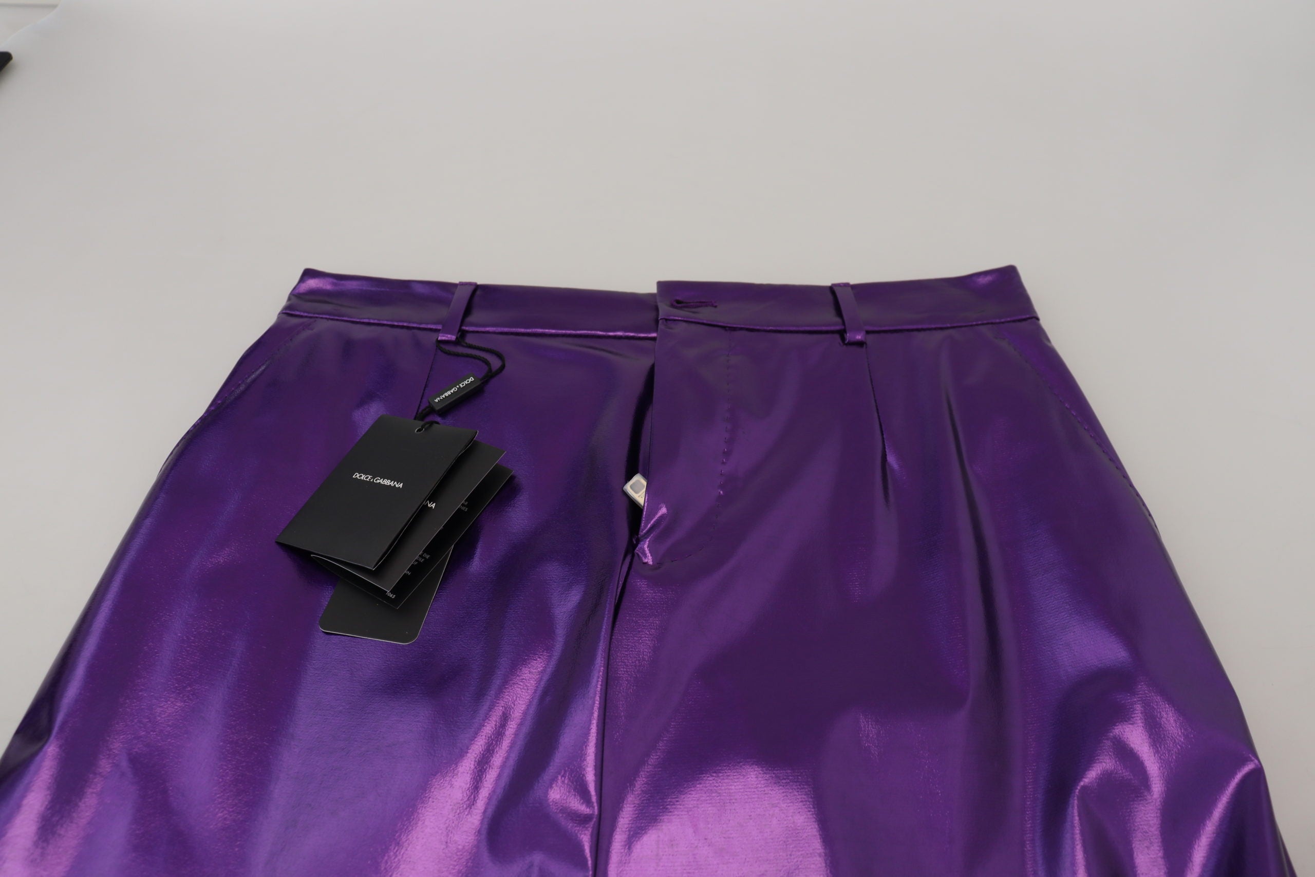 Purple Shining Men Casual Pants - ventzia