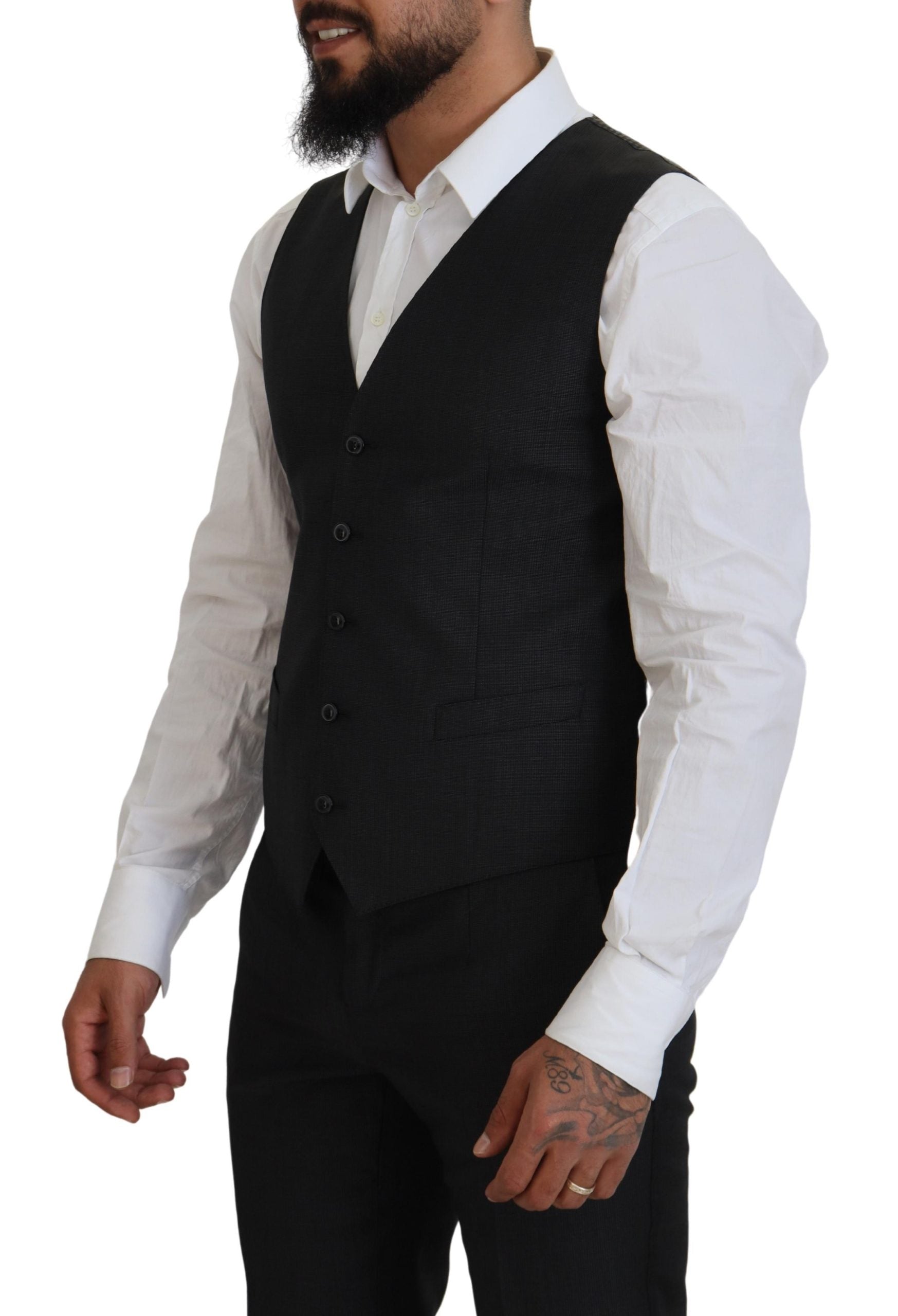 Gray MARTINI 3 Piece Slim Fit Suit - ventzia
