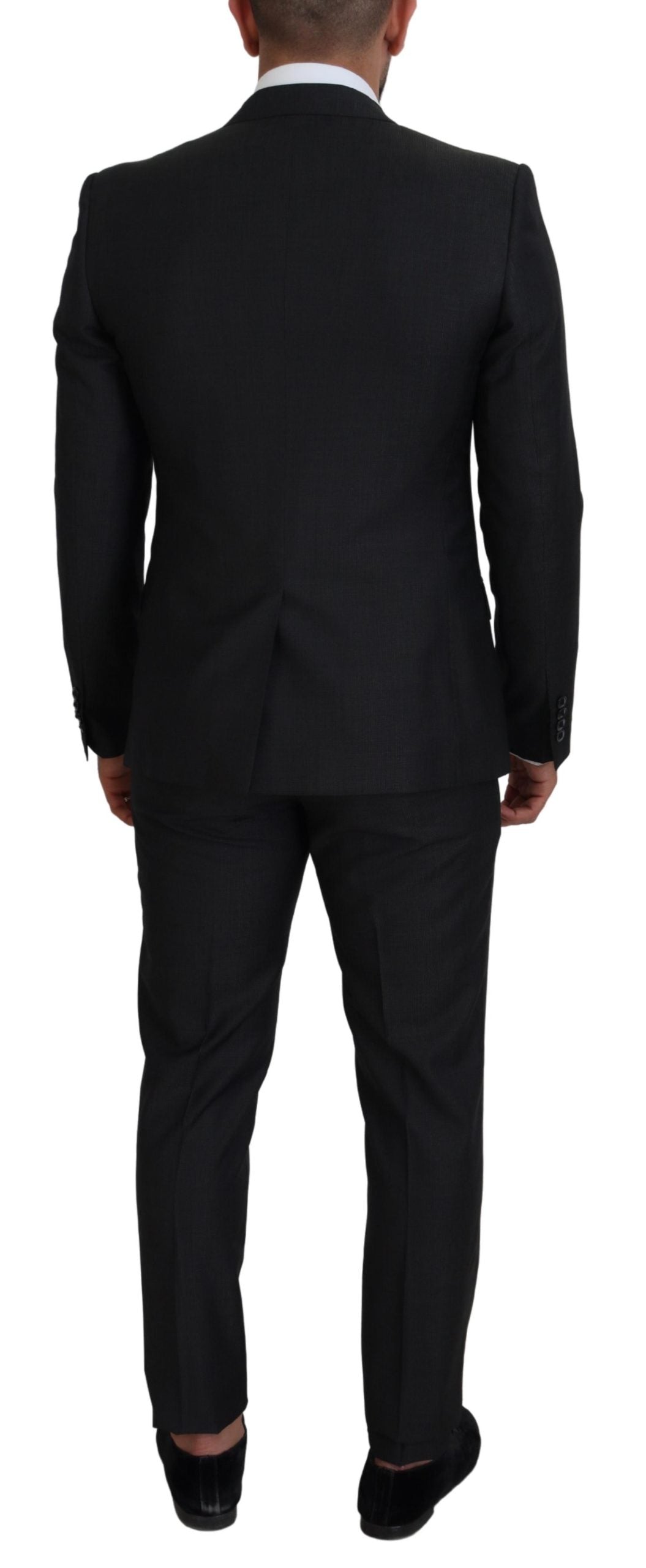 Gray MARTINI 3 Piece Slim Fit Suit - ventzia