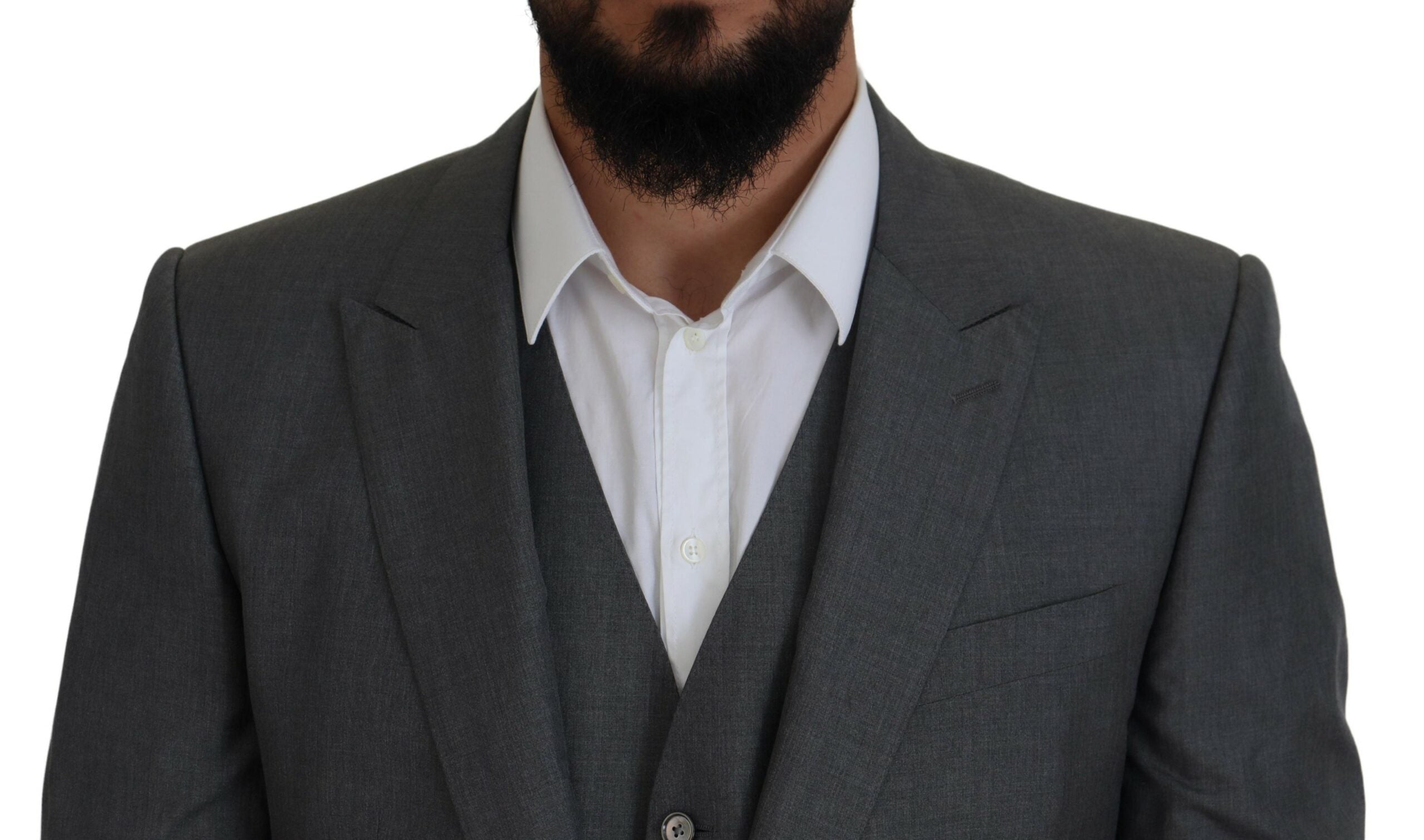 Gray MARTINI 3 Piece Slim Fit Suit - ventzia