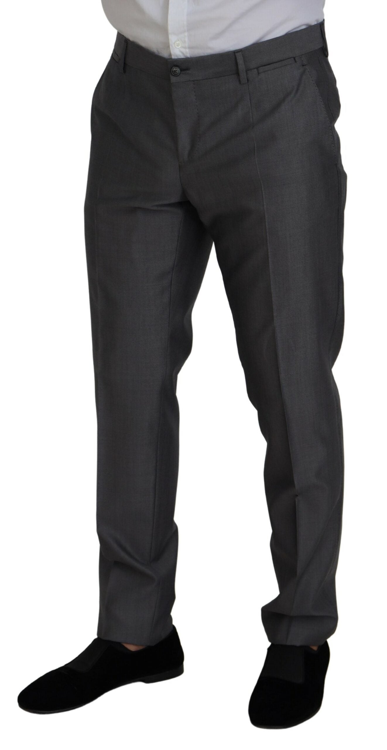 Gray SICILIA 3 Piece Slim Fit Suit - ventzia