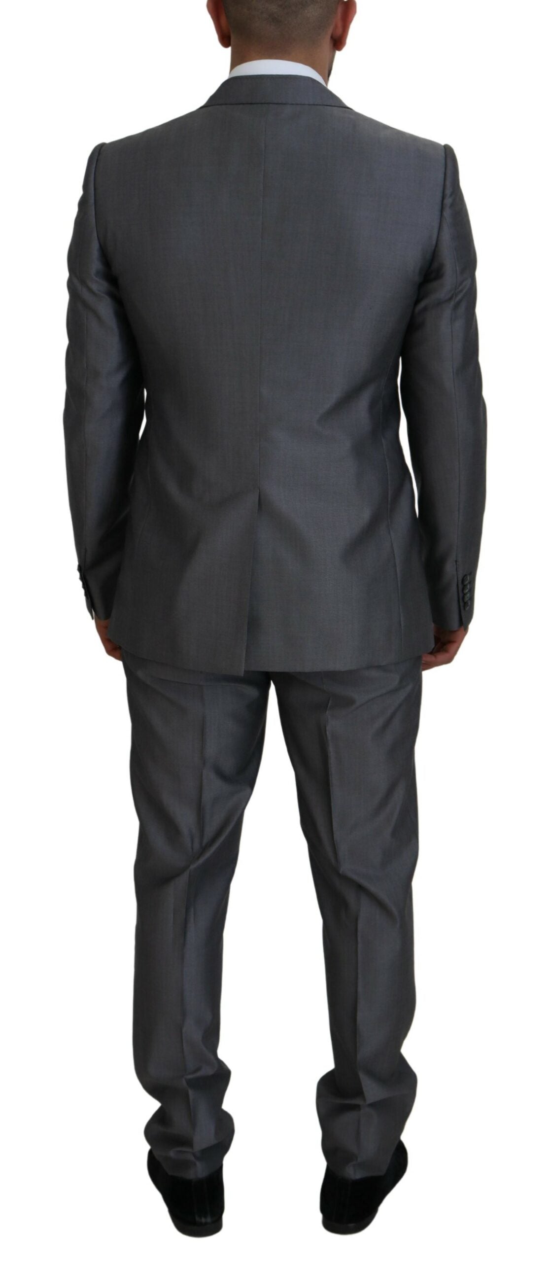 Gray SICILIA 3 Piece Slim Fit Suit - ventzia